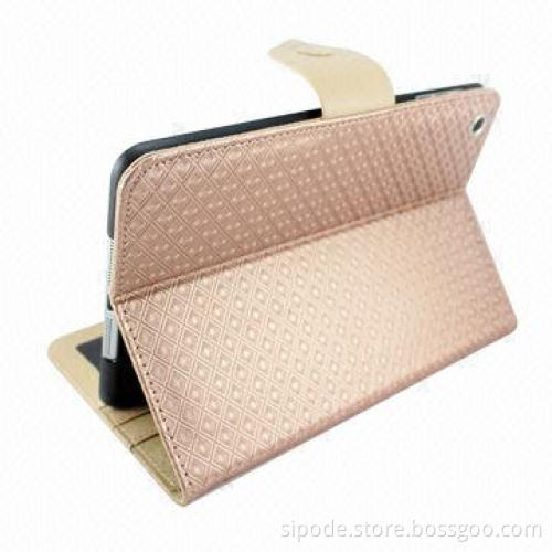 PU Leather Cases for iPad Mini 2, with Card Slot, OEM and ODM Orders are Accepted